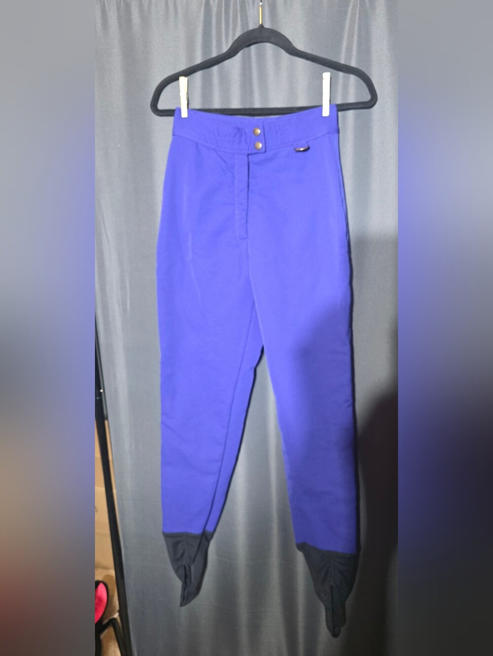 Schoeller Of Switzerland Blue Purple Size 6 Ski Pants Vintage